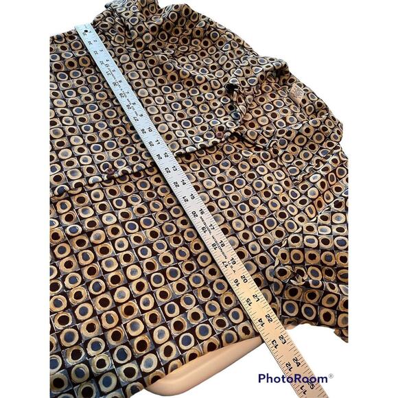 Vintage Regatta Womens Blouse Geometric Retro USA Size Large L M - Picture 8 of 8